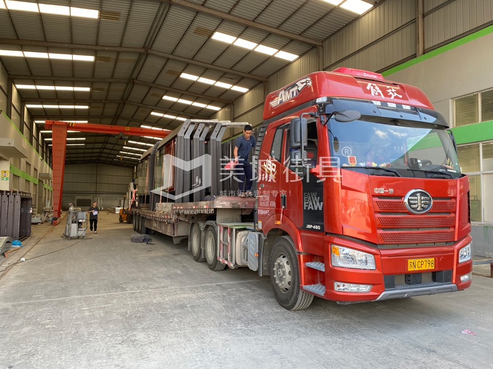 2022.9.30美城街具供應(yīng)咸陽第三車候車亭發(fā)貨記錄 2022.9.30美城街具供應(yīng)咸陽第三車候車亭發(fā)貨記錄