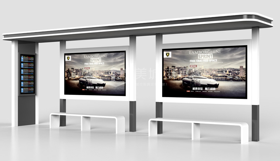 公交車(chē)候車(chē)亭